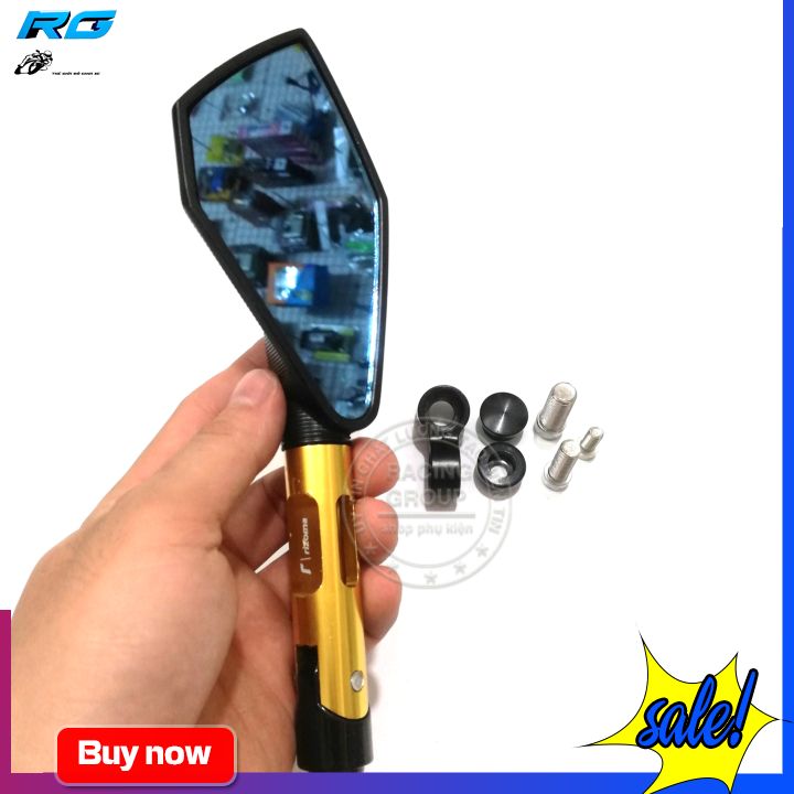 [HCM]Gương Chiếu Hậu Rizoma 5 Cạnh L2 - Màu Gold(1 Cặp)
