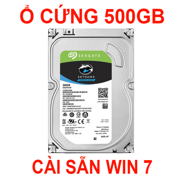 Bảng giá Ổ cứng máy tính 500gb chuyên dùng camera, máy tính bàn có hỗ trợ cài win bảo hành 2 năm Phong Vũ