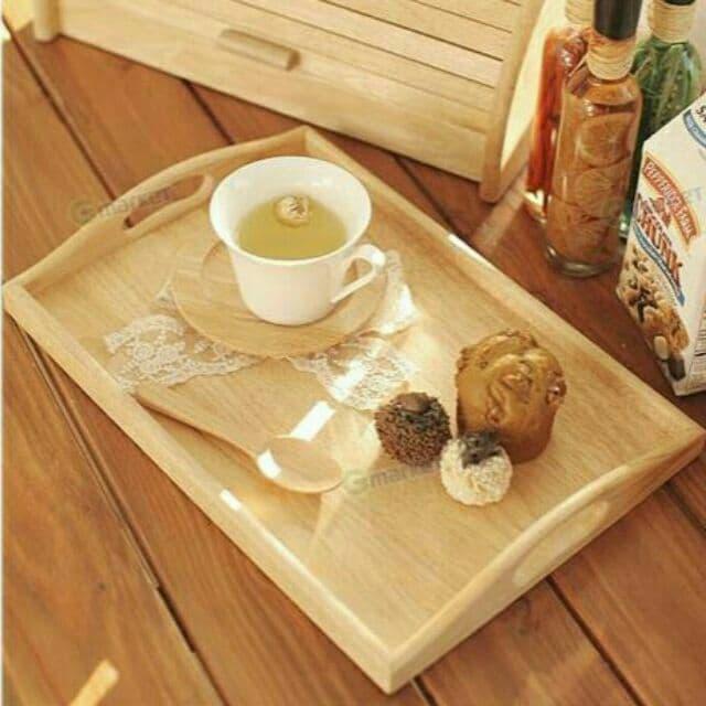 Khay gỗ đa năng 20x25cm