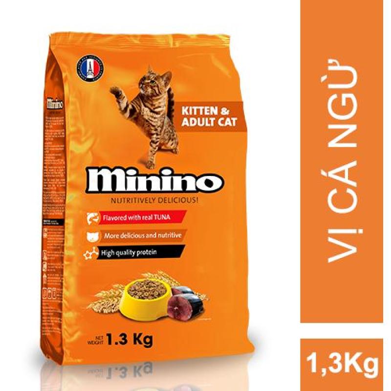 Thức ăn cho mèo Minino Tuna Flavored 1.3kg