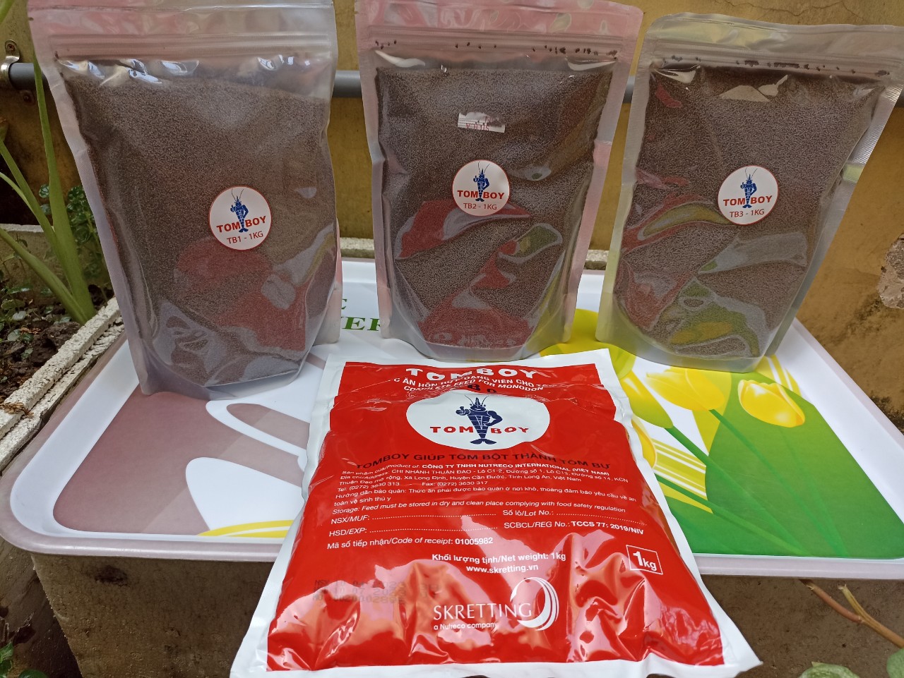 Cám Tomboy Tb 0 1 2 3 ( 50g - 1kg) - Thức ăn cho cá