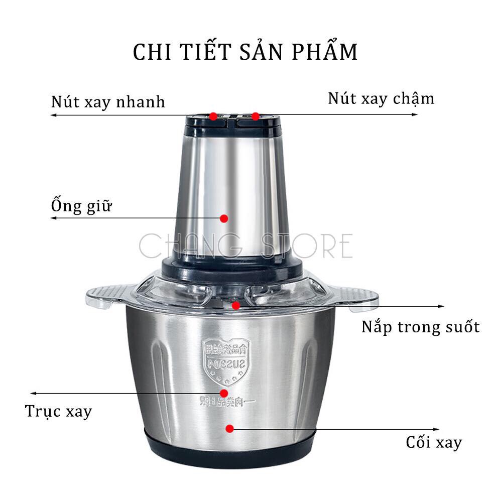 máy xay thịt rau củ quả , thực phẩm đa năng.inox304
