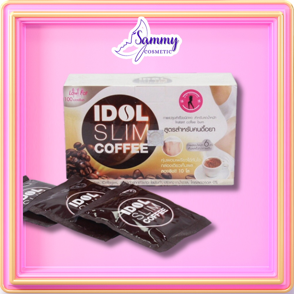 Cà Phê Giảm Cân Idol Slim Coffee Thái Lan chính hãng (Hộp 10 Gói)
