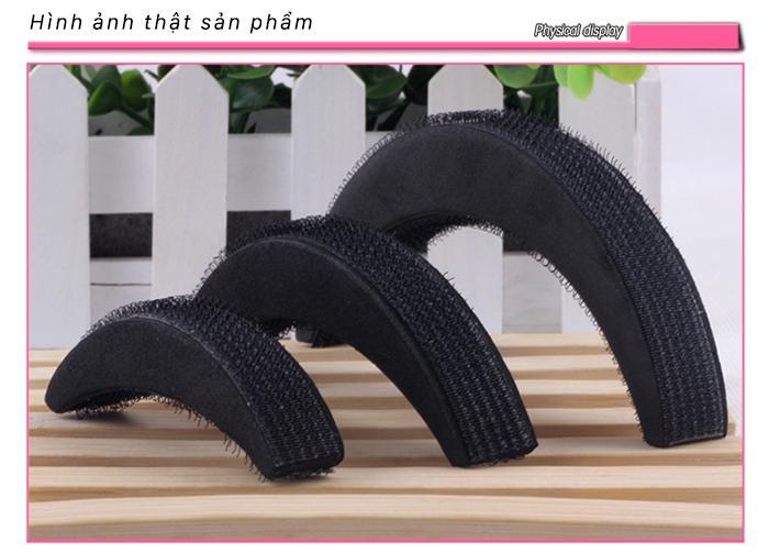 [HCM]Set 3 miếng đệm phồng tóc tạo kiểu cho tóc (đen)