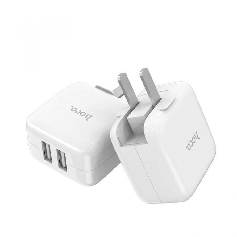 Củ sạc nhanh iphone Samsung 2 cổng hoco C54