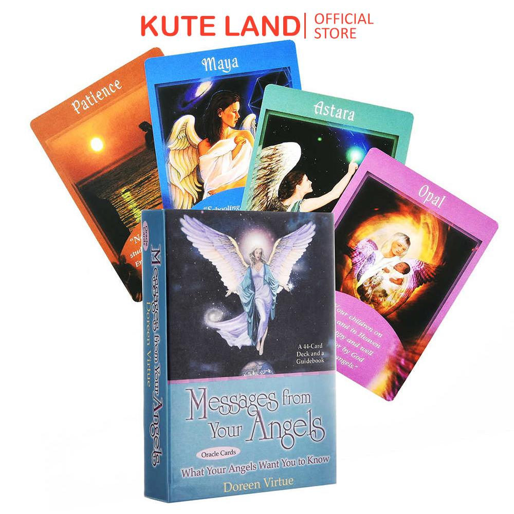 Bài Oracle Messages From Your Angels 44 Lá Bài Tặng File Tiếng Anh Và Đá Thanh Tẩy