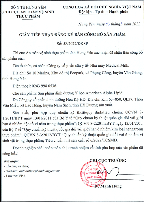 Combo 2 lon sữa alpha lipid - Sữa alpha lipid american 450g