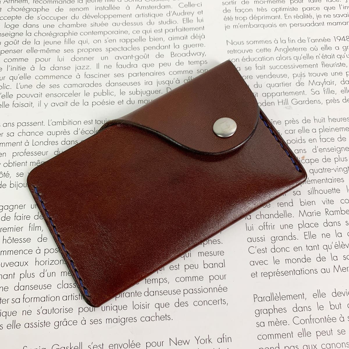 BAO ĐỰNG THẺ MINI - DA BÒ NHẬP KHẨU - ĐỒ DA THẬT THỦ CÔNG DTLEATHER DB276