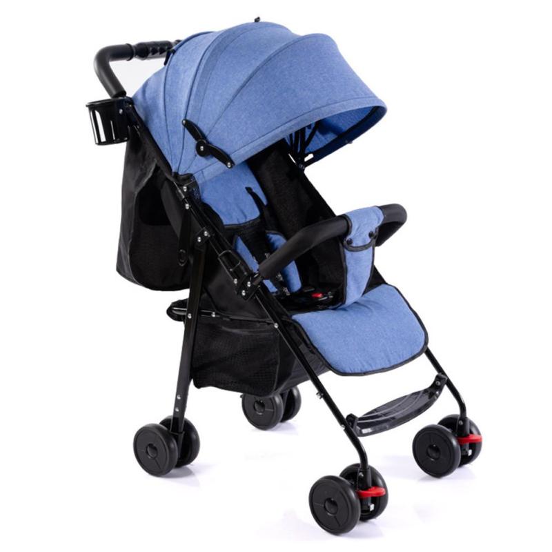 Petit Lightweight Stroller Compact One-Hand Fold Baby Stroller (Grey) Singapore