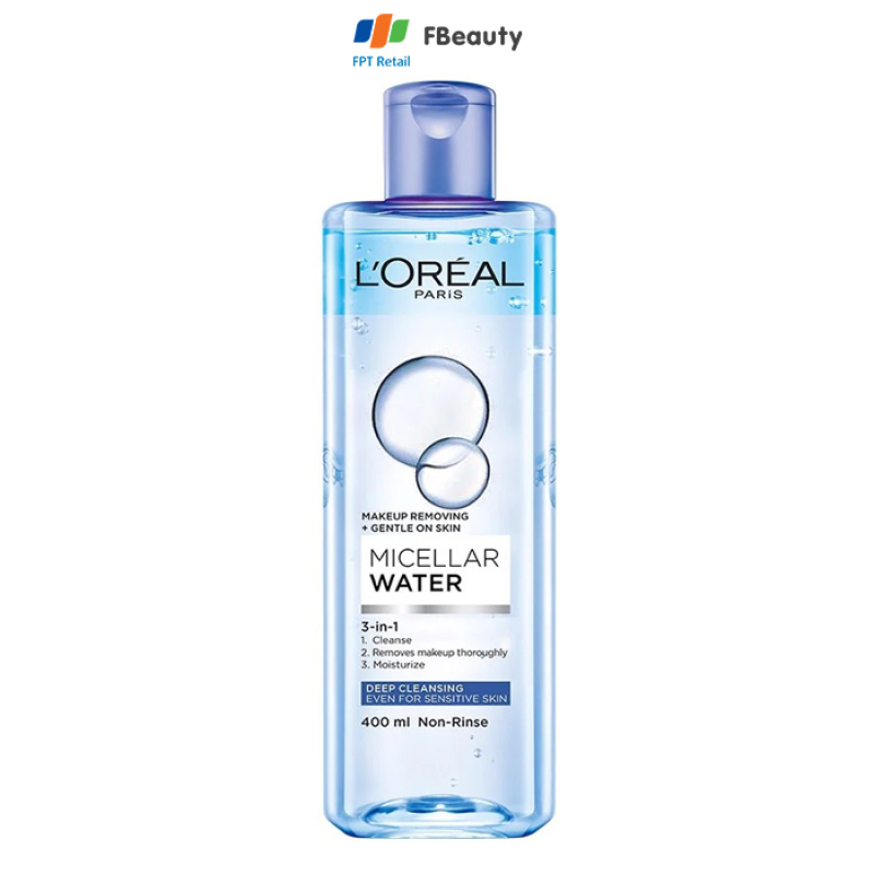 Nước Tẩy Trang LOreal 3 In 1 Micellar Làm Sạch Sâu 400ml
