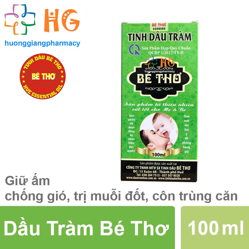 Tinh Dầu Tràm Bé Thơ (Lọ 100ml)