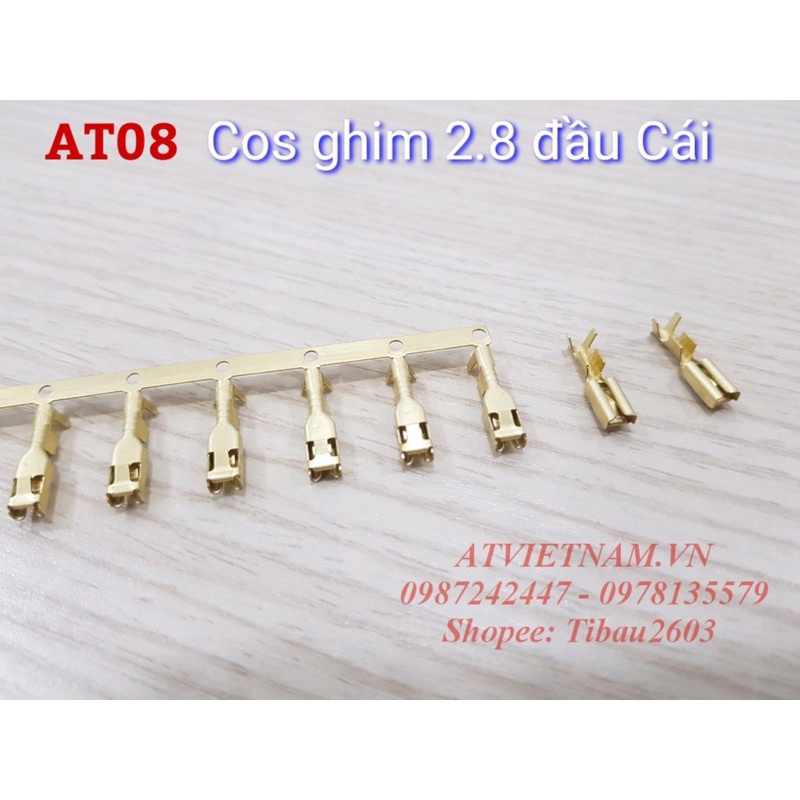 Cos Ghim 2.8 cái -AT08 ( 1 bịch/50 cái) - cose xe máy