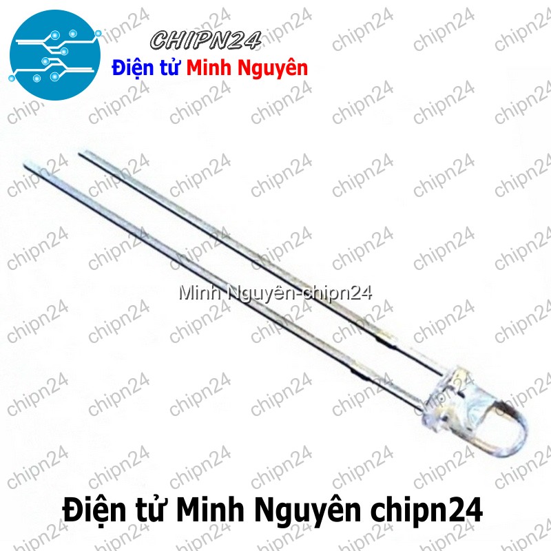 [50 con] (TK20) Led 3mm Trong màu Vàng (Led 3mm siêu sáng Vàng) - HH000491