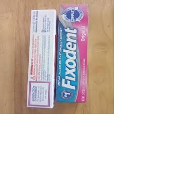 Keo dán hàm giả Fixodent 68g