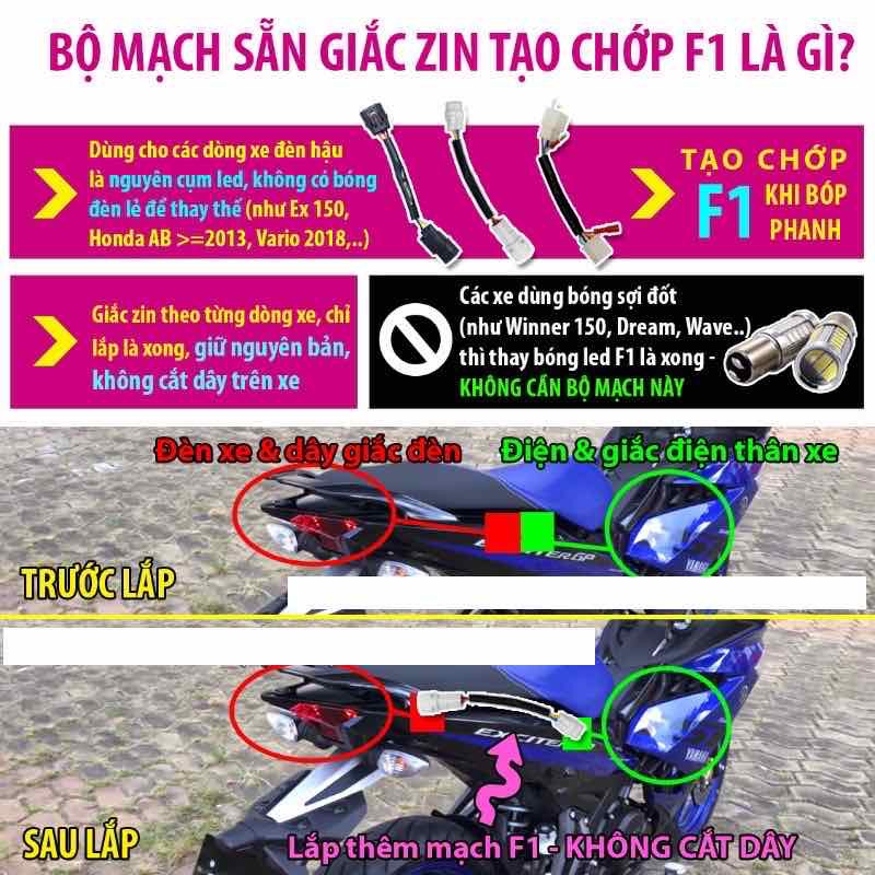 Mạch nháy đèn hậu stop f1 winner x