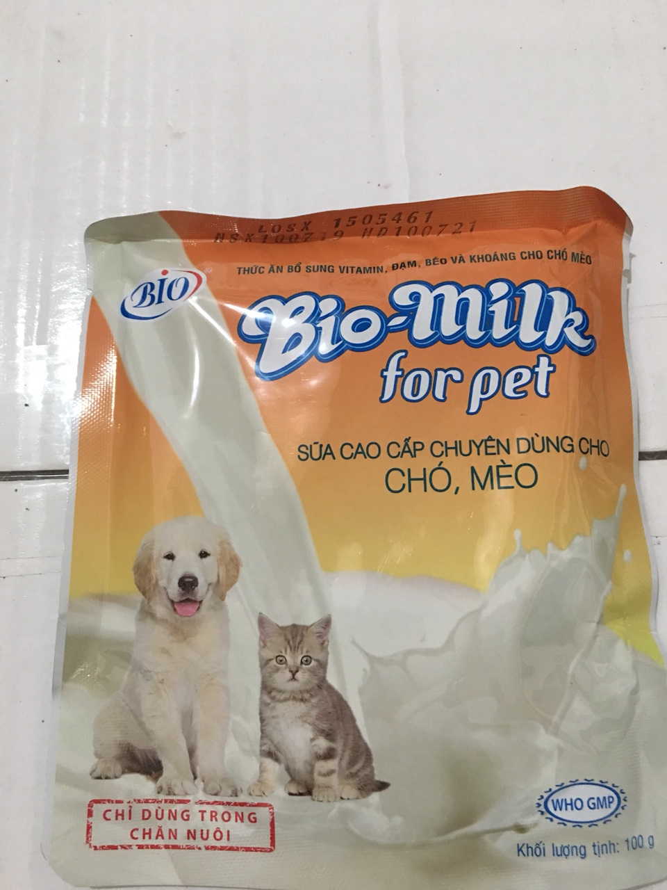Sữa cho chó mèo - BIO MILK FOR PET (100g)