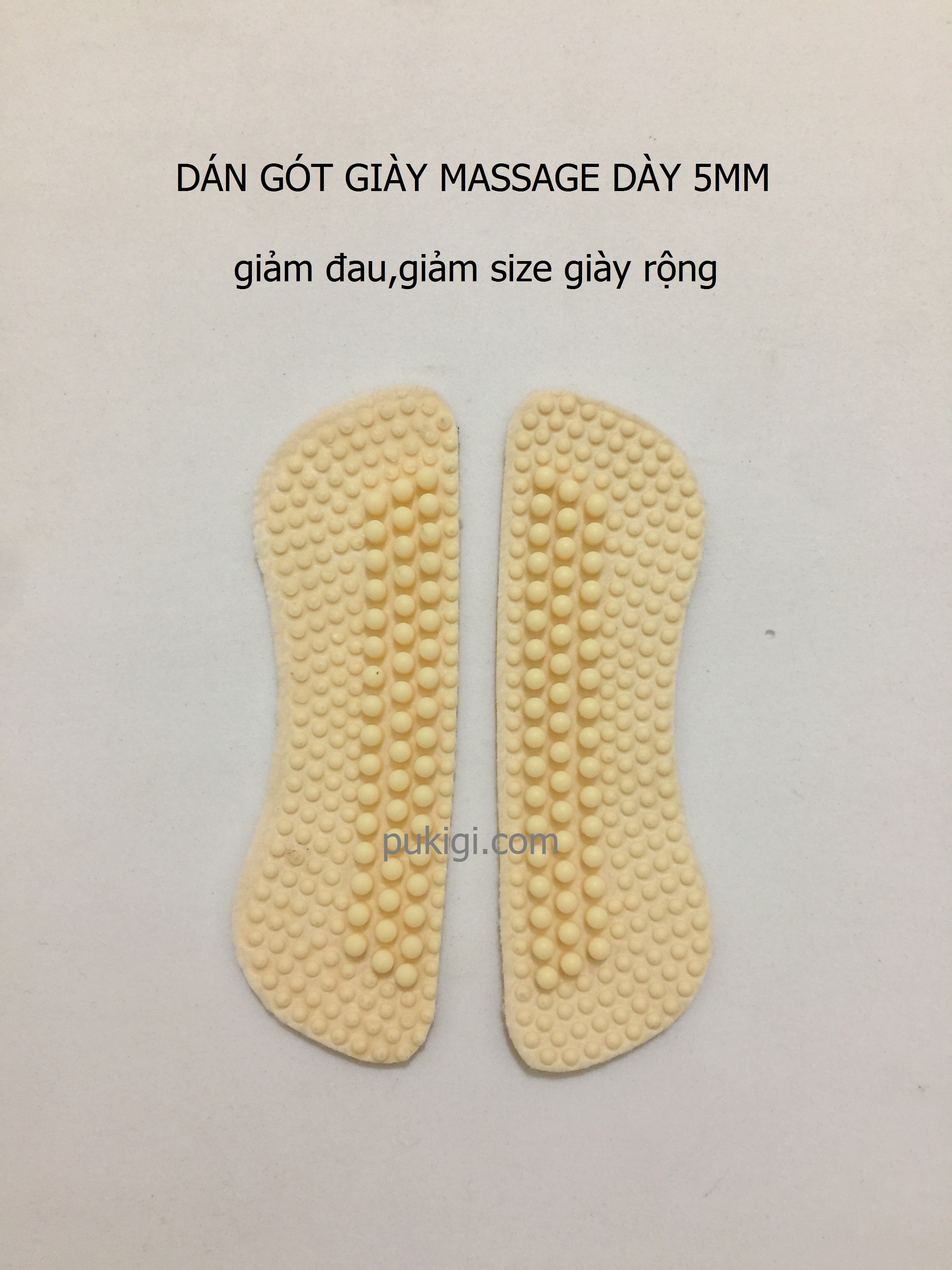 Dán gót giày siêu chắc có hạt Massage- dày 5mm