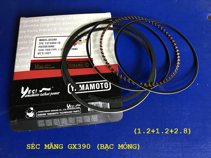 Bạc séc măng mỏng 68MM, 77MM, 88MM, 90MM 92MM máy xăng 168F 188F 190F 192F GX160 GX390 GX420 GX460