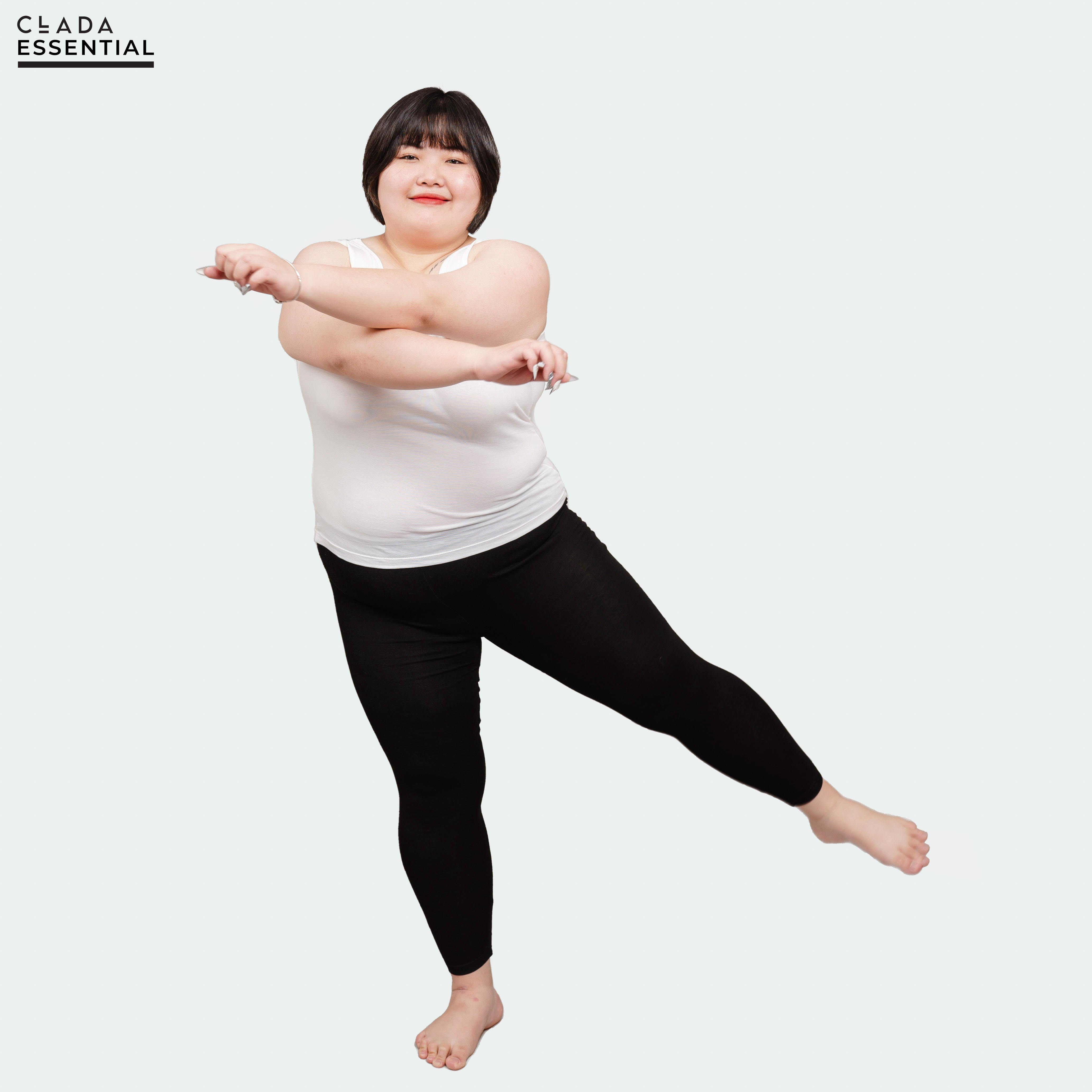 Áo ba lỗ nữ bigsize thương hiệu CLADA - Trắng