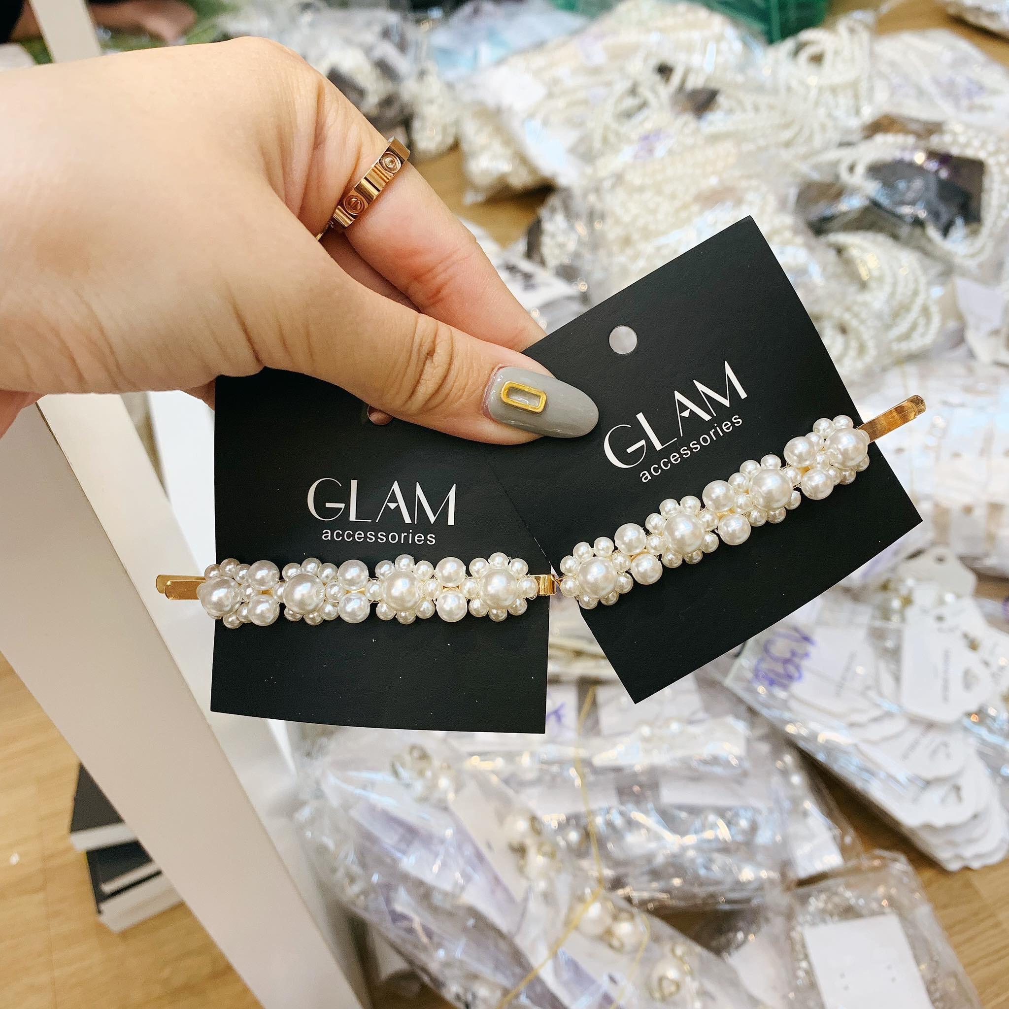 Kẹp tóc ngọc trai Mabuu store (SET 4 CÁI)