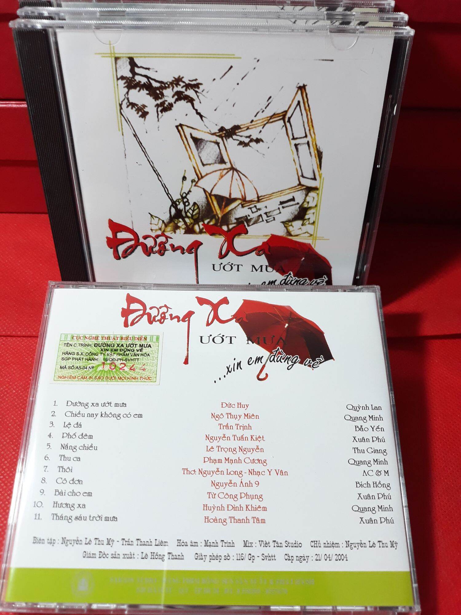 CD ĐƯỜNG XA ƯỚT MƯA. MỚI, VAFACO PHÁT HÀNH