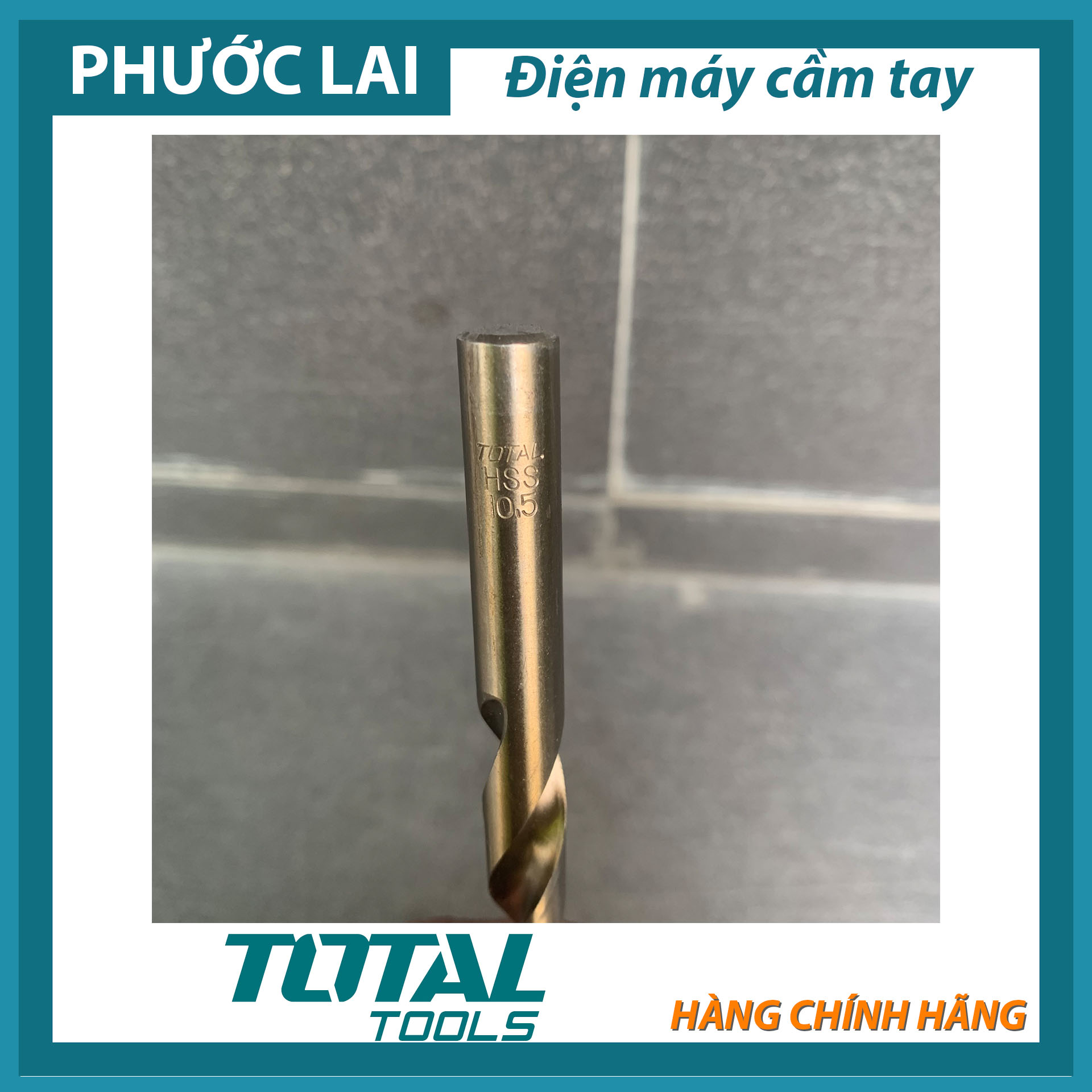 Mũi khoan sắt 10.5mm (Chính Hãng) TOTAL  TAC101053