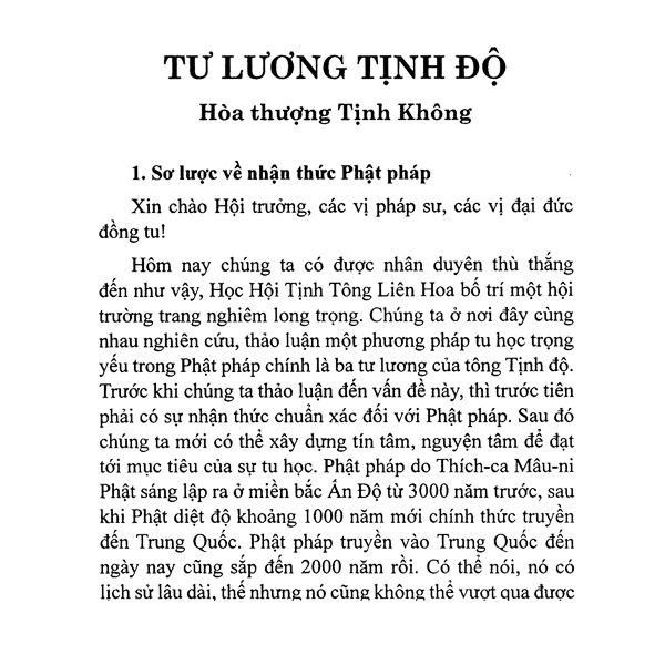 Sách - Tư Lượng Tịnh Độ