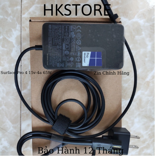 Sạc Surface Pro 4 M3 15v-4a 65W Microsoft Surface Book Surface Pro 4,5,6,7