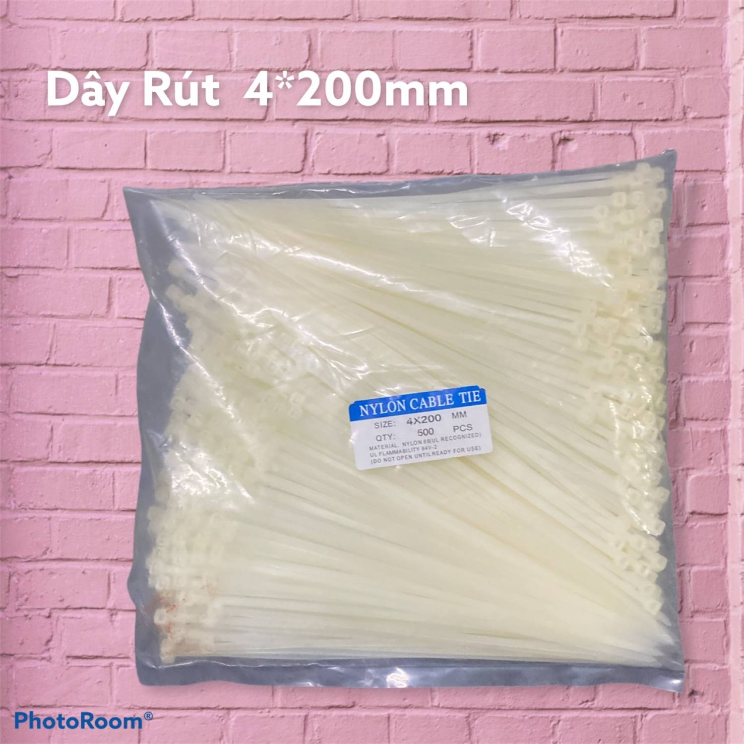 Dây rút nhựa 4*200mm