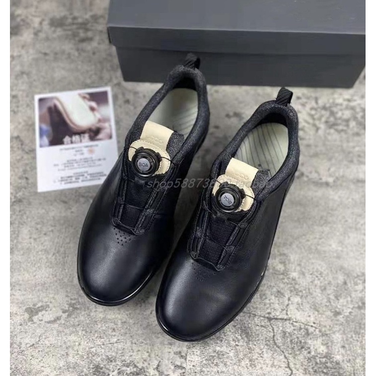 [SALE] Giày Golf Ecco Nút Vặn- đen huyền bí, mẫu mới 2022