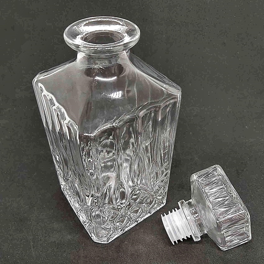 Vỏ Chai Thủy Tinh Đựng Rượu 1000ml vuông - Bình Đựng Rượu 1 Lít - Vỏ Chai Rượu Đẹp (A1)
