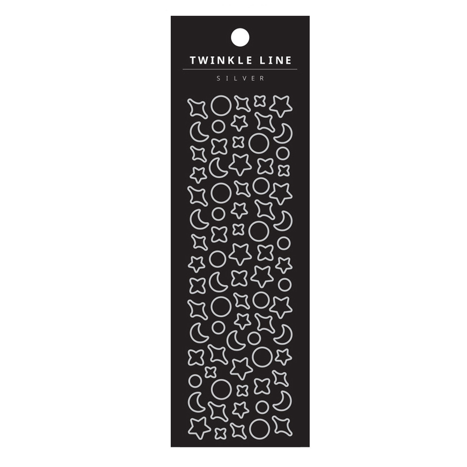 Sticker Họa Tiết Trăng Sao Trang Trí Toploader