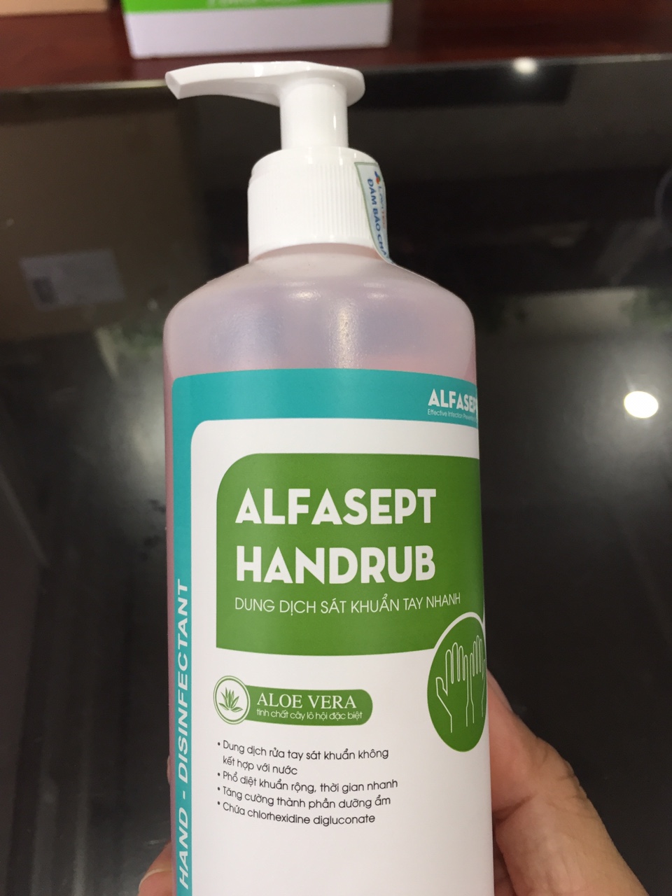 Nước rửa tay khô sát khuẩn alfasept handrub 500ml