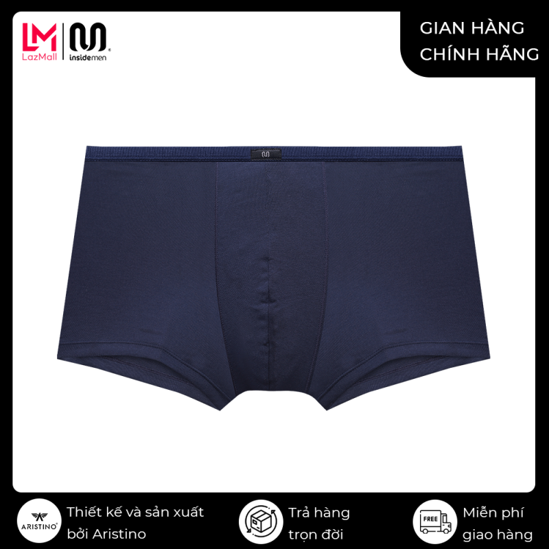 Nơi bán Quần lót nam Insidemen kiểu dáng boxer 3 màu cơ bản Đen/Xám/Xanh Tím Than chất liệu CVC cao cấp, mềm mại. Quần sịp nam IUX007