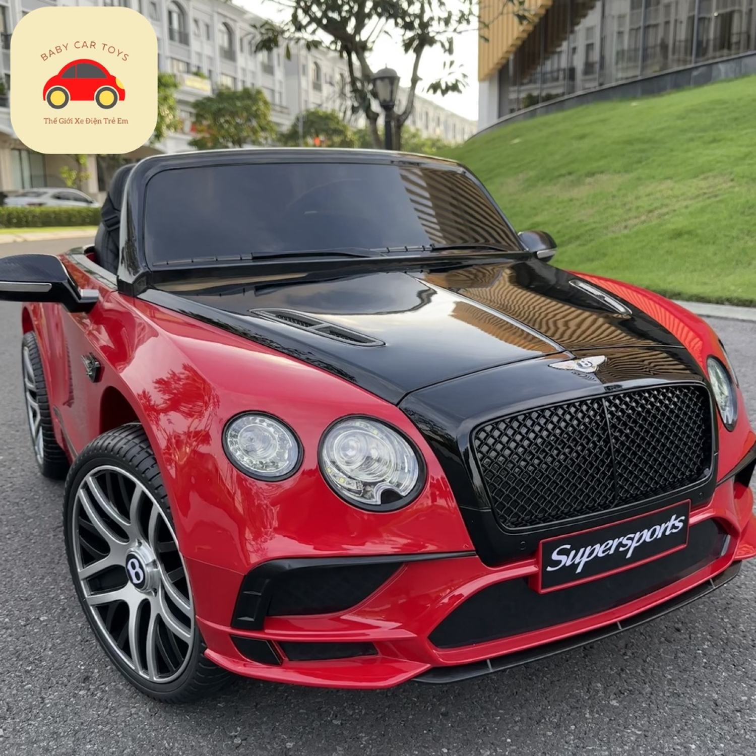 Xe ô tô điện trẻ em bentley Bản Quyền Size siêu to, 2 động cơ lớn siêu mạnh