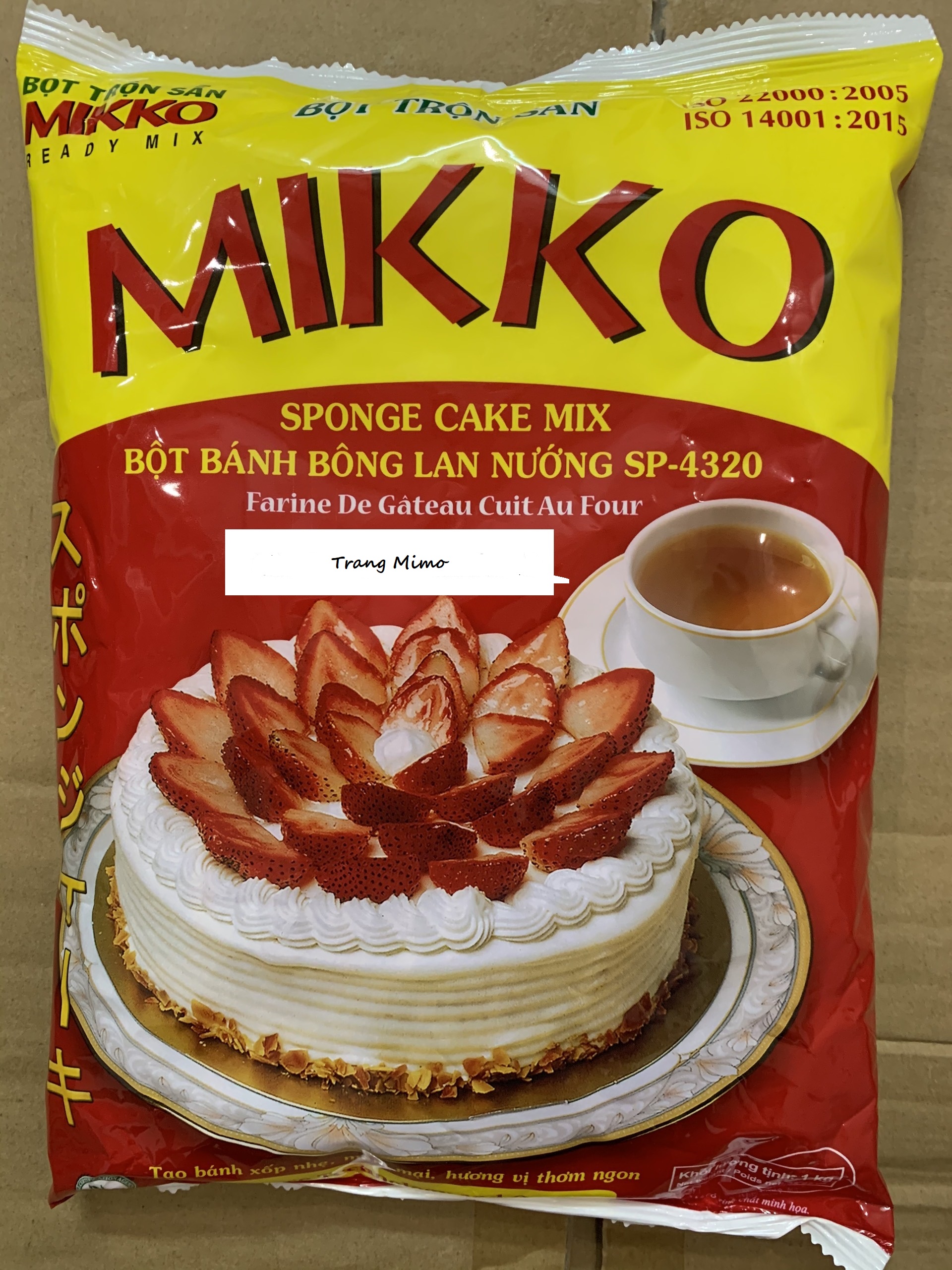 Bột bánh bông lan Mikko 1kg