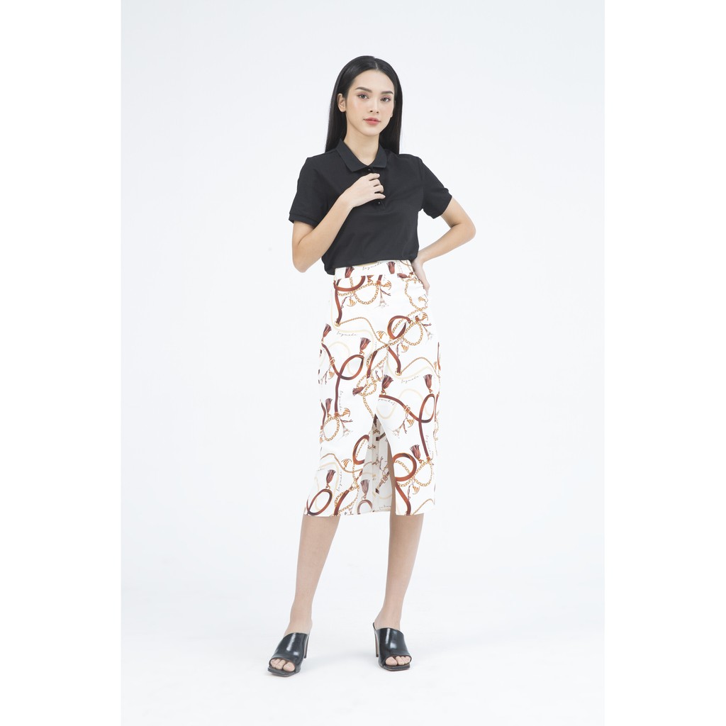 Áo Thun nữ Trơn Cổ Đức IVY moda MS 57P0154