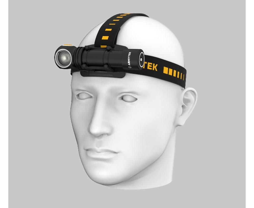 Armytek technician C2 pro premium multifunctional humpback flashlight 2330lm long-brightness gold T-shirts 129m use magnet charging 18650 mAh