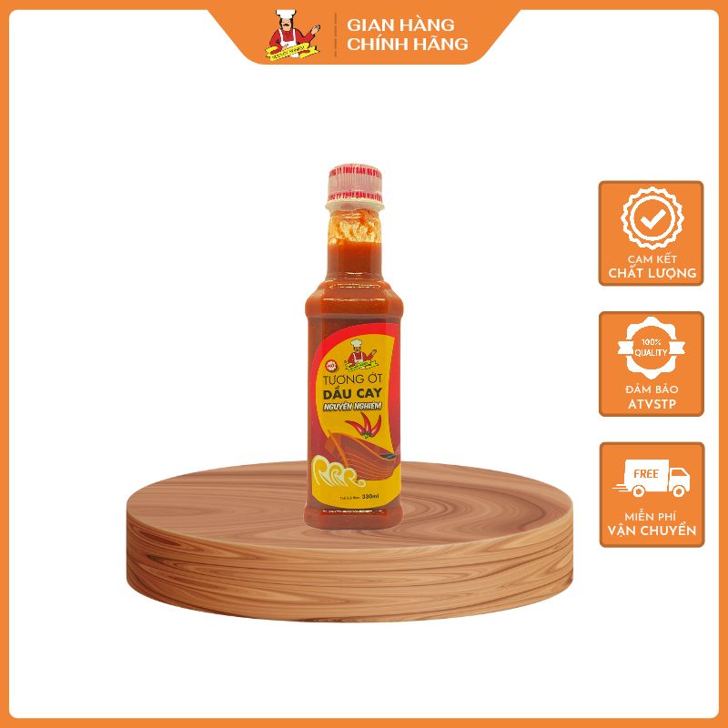 Tương ớt dầu cay Nguyễn Nghiêm chai 330ml