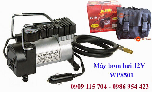 Máy nén khí mini máy bơm hơi mini 220v - Máy bơm lốp xe 12V thiết kế nhỏ gọn an toàn tiện lợi. Bơm hơi Ôtô xe máy xe đạp mã lực lớn Công Suất Đạt 120W Dễ Dàng Sử Dụng.