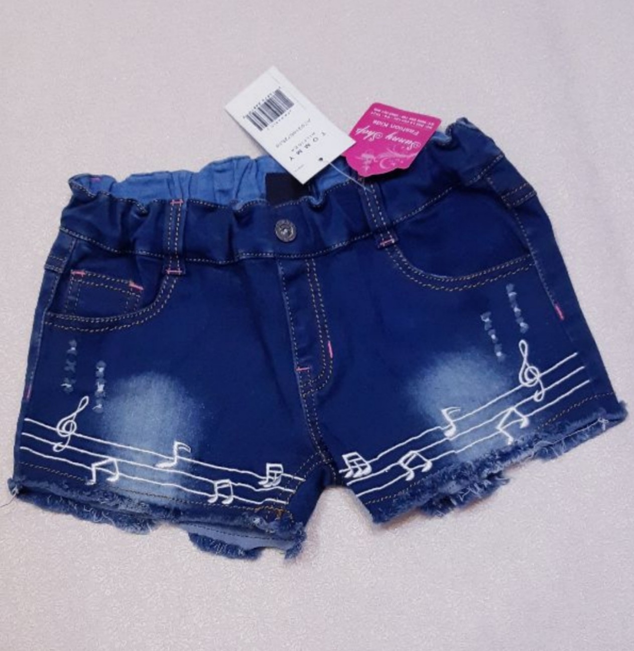 Quần short jean cho bé gái