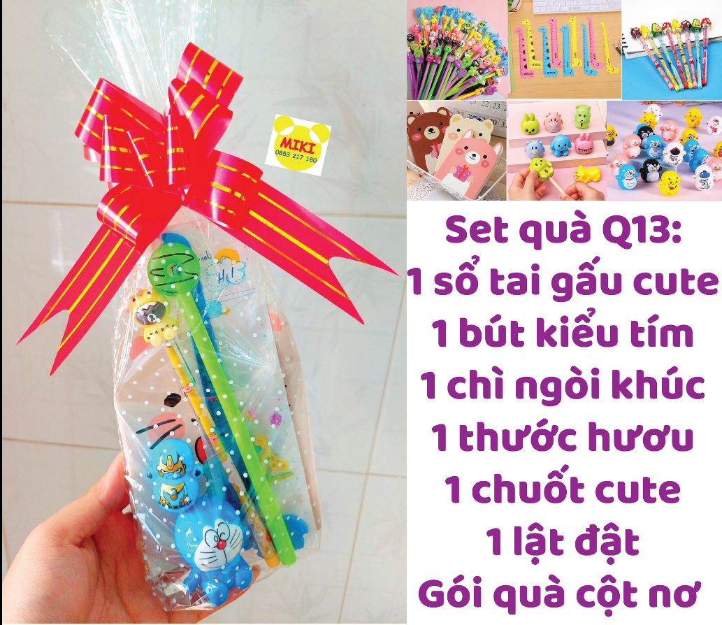 SET QUÀ PHẦN THƯỞNG HỌC SINH (Đồ dùng dạy học Miki)