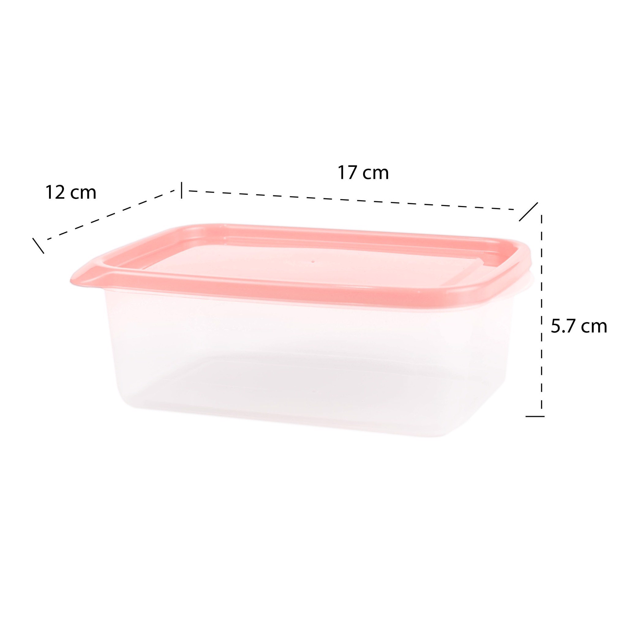 Bộ hộp nhựa 600ml 4 món - 6072/4 - Micron Ware
