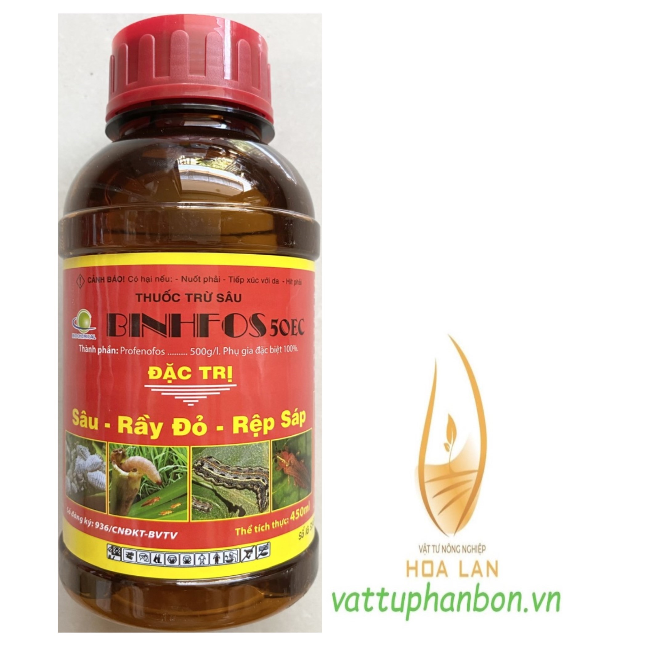 Thuốc trừ sâu binhfos 50ec - #018b# 450ml