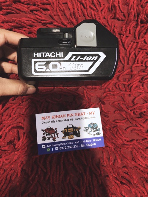 [HCM]Pin đóng mới hitachi 18v