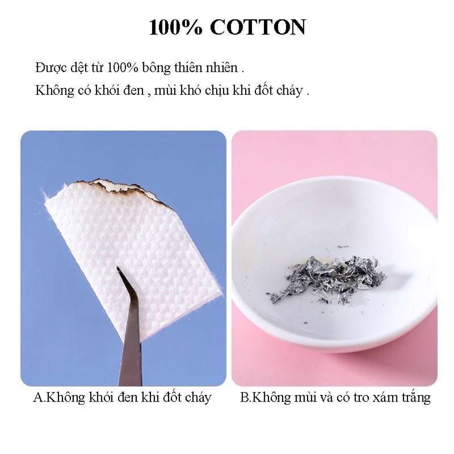 Khăn mặt khô dùng 1 lần - Cuộn tẩy trang, khăn giấy lau cotton đa năng tiện lợi, dễ mang theo