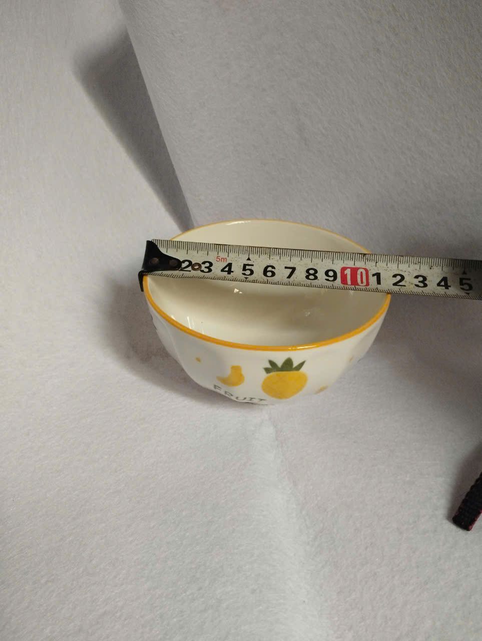 combo 10 chén sứ xoắn, 5 chén cơm sứ hoa văn 11.5cm mẫu trái dứa GL213, chén cơm trắng 11cm, chén chấm trắng 8.5cm