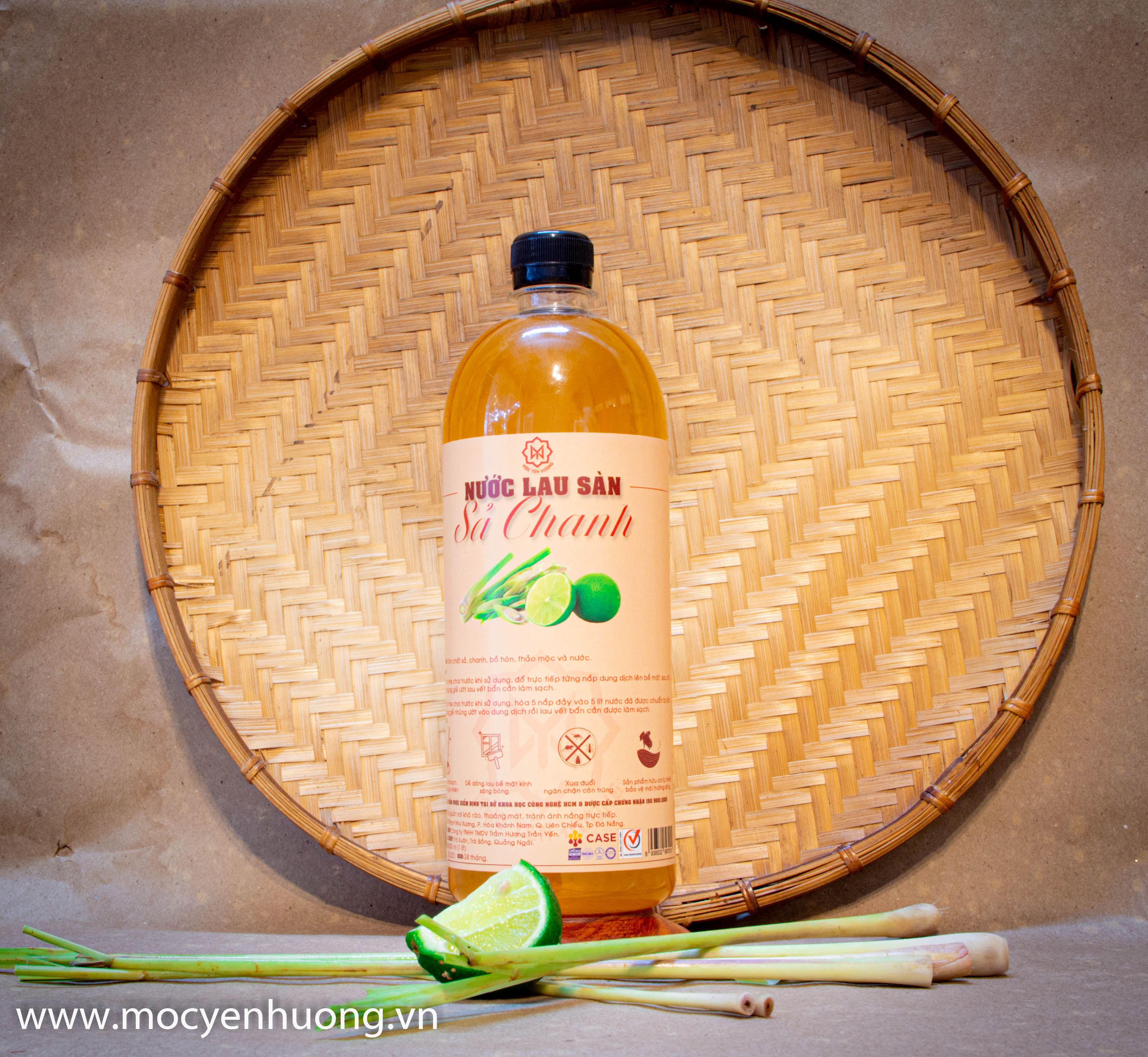 Nước Lau Sàn Sả Chanh Organic 1000ml
