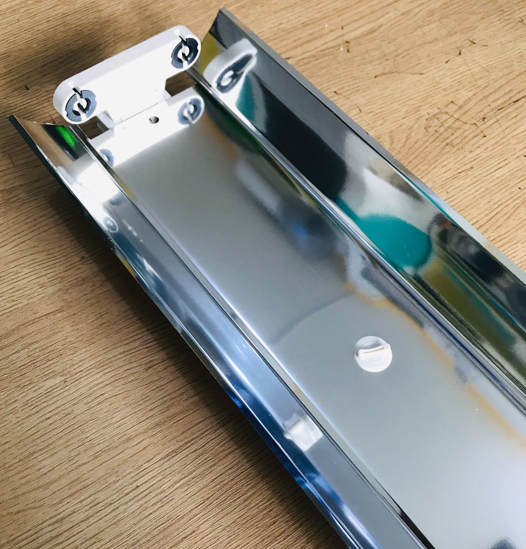 [HCM]Combo 10 máng đèn led 1.2m inox đôi có chóa phản quang