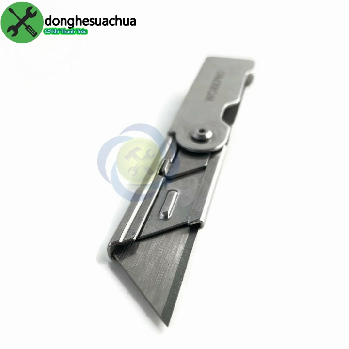 Dao rọc giấy Workpro W011020 loại xếp cán inox
